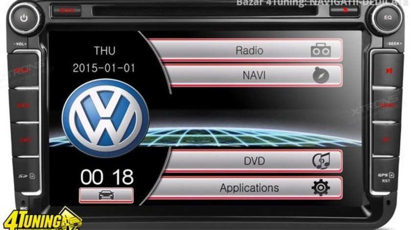 NAVIGATIE DEDICATA VW GOLF VI XTRONS PF81MTVS DVD PLAYER GPS TV CARKIT