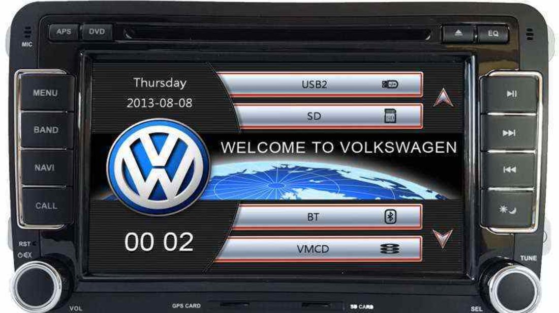 NAVIGATIE DEDICATA VW PASSAT B6 B7 CC GOLF MK5 MK6 TIGUAN TOURAN SHARAN EOS JETTA POLO CADDY SCIROCO