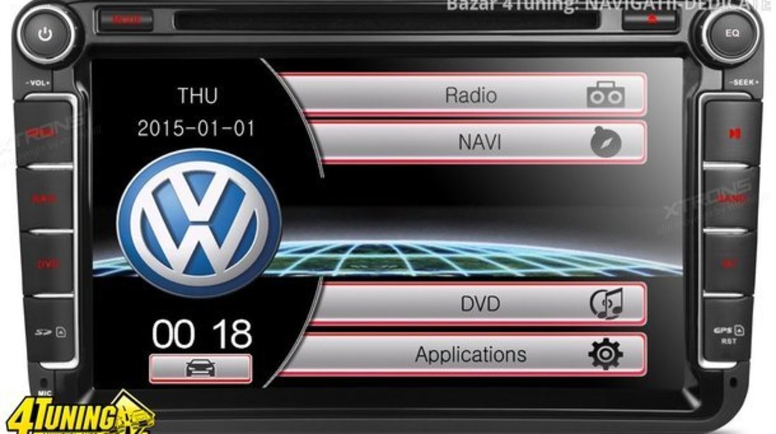 NAVIGATIE DEDICATA VW PASSAT CC XTRONS PF81MTVS DVD PLAYER GPS TV CARKIT