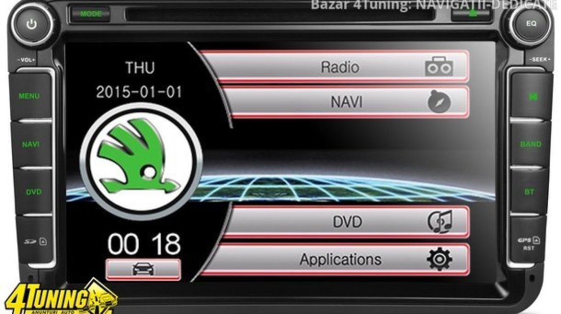 NAVIGATIE DEDICATA VW SCIROCCO XTRONS PF81MTVS DVD PLAYER GPS TV CARKIT
