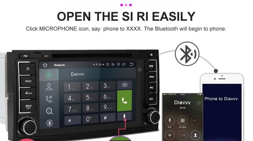 Navigatie Dedicata Vw TOUAREG Android 7.1 2GB RAM CARKIT NAVD A9200 DVD GPS WAZE INTERNET 4G