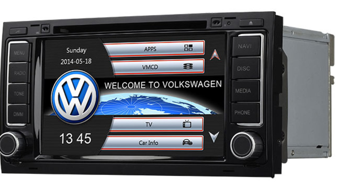 NAVIGATIE DEDICATA VW TOUAREG MULTIVAN TRANSPORTER T5 NAV-D9200 DVD GPS CARKIT COMENZI VOLAN