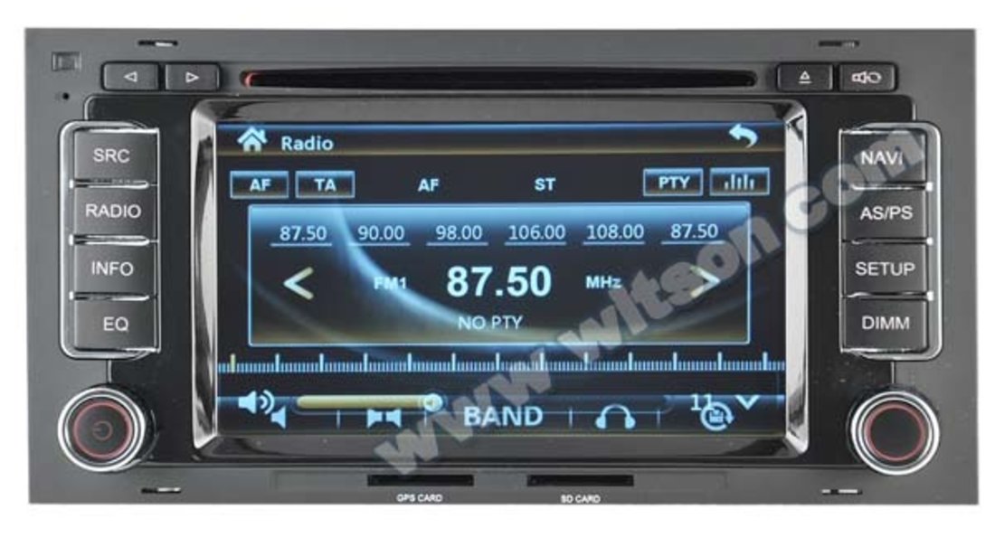 NAVIGATIE DEDICATA VW TOUAREG MULTIVAN TRANSPORTER T5 WITSON W2-D9200V CAMERA BONUS DVD GPS  CARKIT