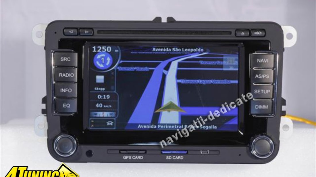 Navigatie Dedicata VW TRANSPORTER 2010 Dvd Gps Carkit Internet