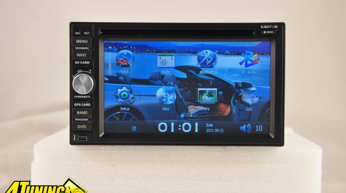 Navigatie Dvd Auto 2 Din Gps Carkit Usb Tv