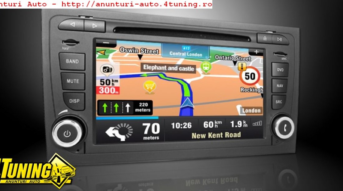 Navigatie Dynavin Dedicata AUDI A4 DVN A4 Platforma D99 Android 2 2 Internet 3g WiFi Carkit Parrot Dual Radio Tuner Model Premium 2013