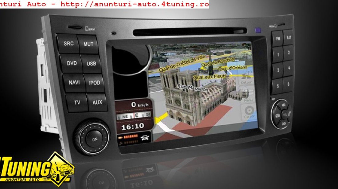 Navigatie Dynavin Dedicata Mercedes Benz E Class Dvd Gps Tv Tuner Car Kit Usb Divx