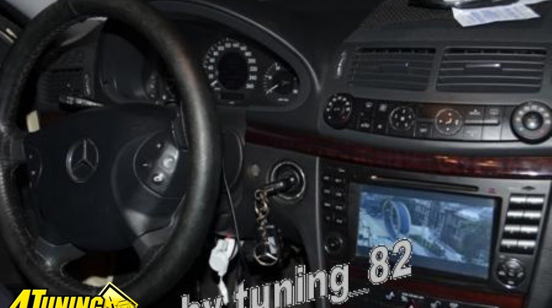 Navigatie Dynavin Dedicata Mercedes CLASA E W211 Fibra Optica Dvd Gps Carkit Internet 3g Tv