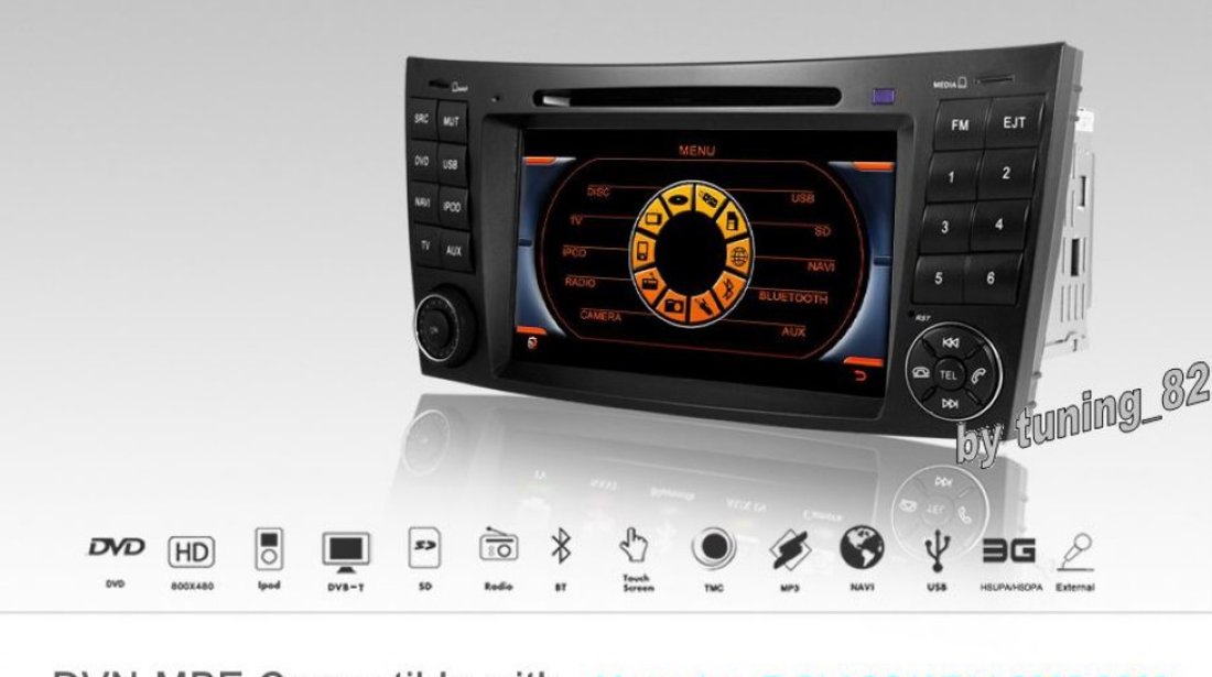 Navigatie Dynavin Dedicata Mercedes Cls W 219 Camera Cadou Gps Dvd Usb Tv Ipod Internet 3g