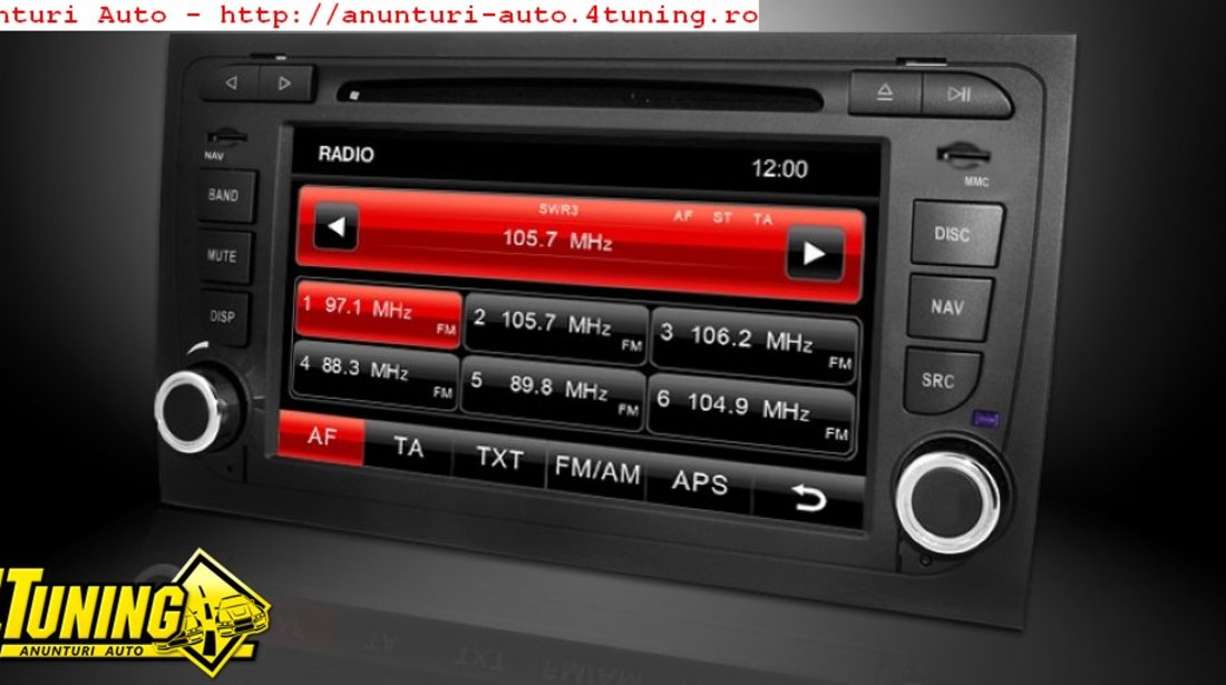 Navigatie Dynavin Dvn A4 D99+ Dedicata Audi A4 Internet 3g Wifi Carkit Parrot Dual Radio Tuner Model Premium 2013