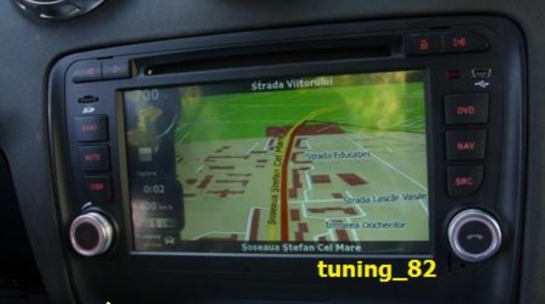 Navigatie Dynavin N6 Tt Dedicata Audi Tt Dual Radio Tuner Carkit Parrot Preluare Agenda Telefonica Afisaj Obc Model Premium Microfon Extern Carkit Si Camera Video Cadou
