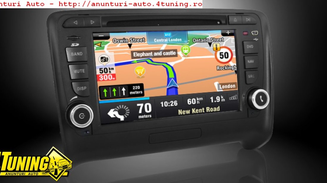 Navigatie Dynavin N6 Tt Dedicata Audi Tt Dual Radio Tuner Carkit Parrot Preluare Agenda Telefonica Afisaj Obc Model Premium Microfon Extern Carkit Si Camera Video Cadou