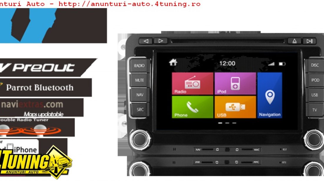 Navigatie Dynavin N6 VW Dedicata VW SKODA SEAT Carkit Parrot Dual Radio Tuner Model Premium