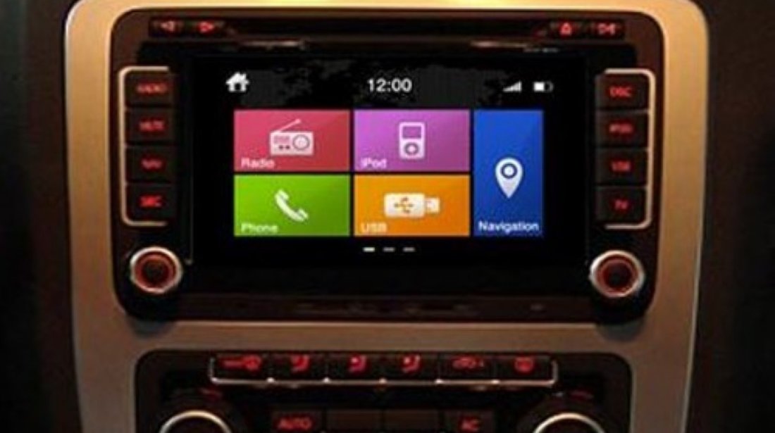 Navigatie Dynavin N6 VW Dedicata VW SKODA SEAT Carkit Parrot Dual Radio Tuner Model Premium