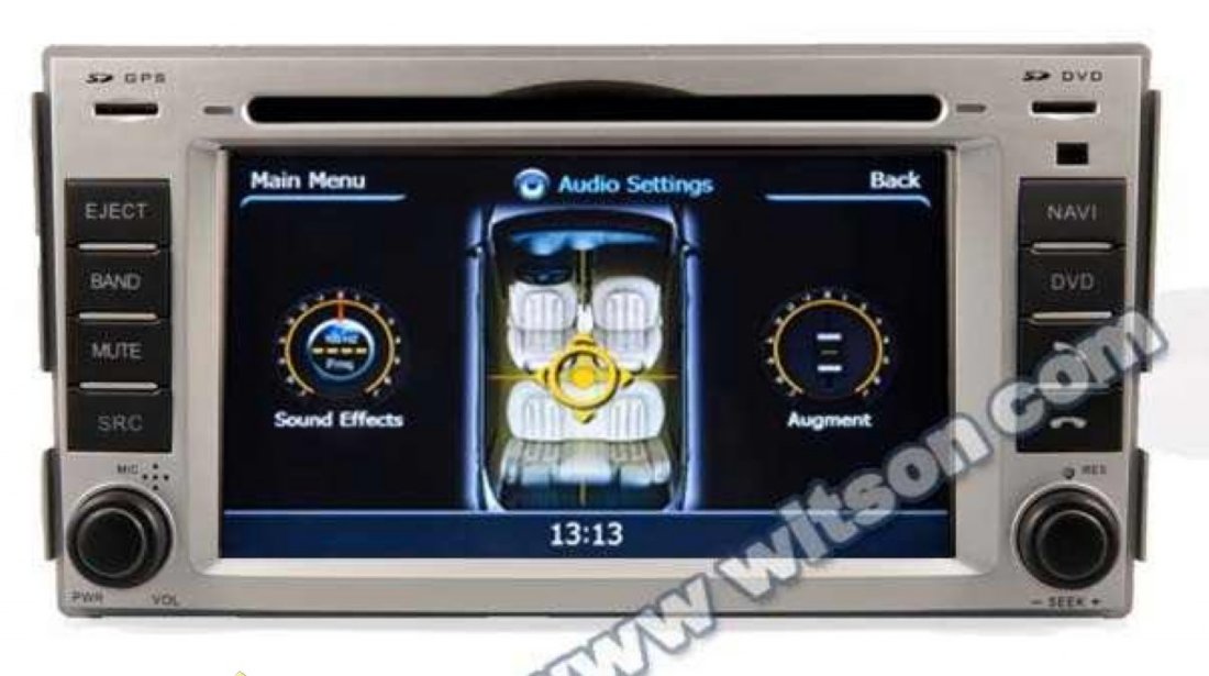 Navigatie EDOTEC EDT- C008 Dedicata Hyundai Santa Fe Dvd Auto Gps Procesor 1ghz Navd C008 Platforma S100 512 Ddr 2 Internet 3g Wifi Dvd Gps Tv Dvr Carkit Preluare Agenda Telefonica