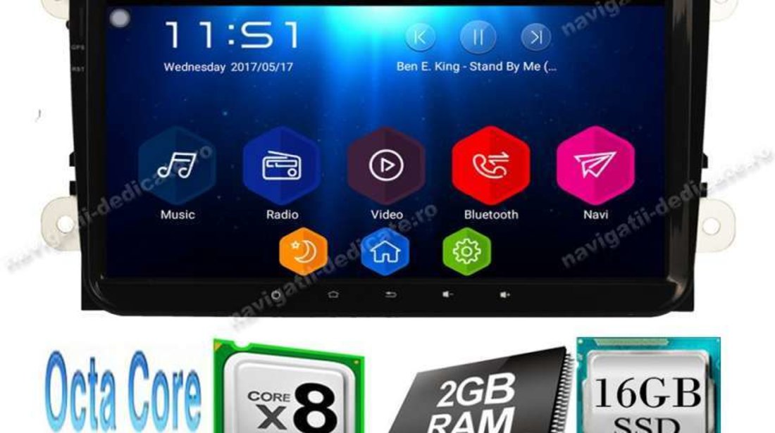 Navigatie EOS Vw Android Ecran 9 inch NAVD-T9800