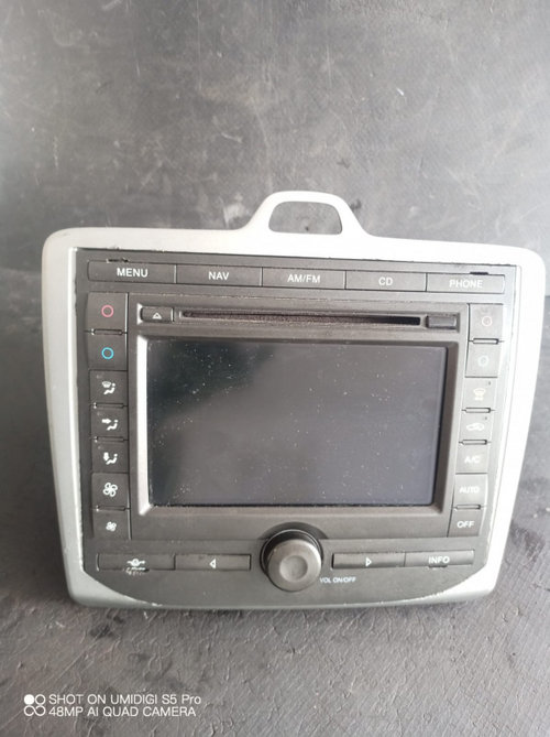 Navigatie , Ford FOCUS Mk 2, 2004 - 2012 ,1.6 TDCI COD - 4M5T18B988AH / 4M5T10E887AE / 4M5T10E889AB