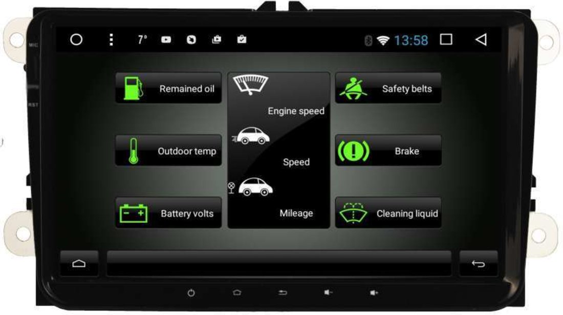 Navigatie GOLF PLUS Vw Android Ecran 9 inch NAVD-T9800