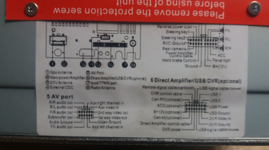 Navigatie GPS, M5X6MM, Ford S-Max, fabr.(2007-2011)