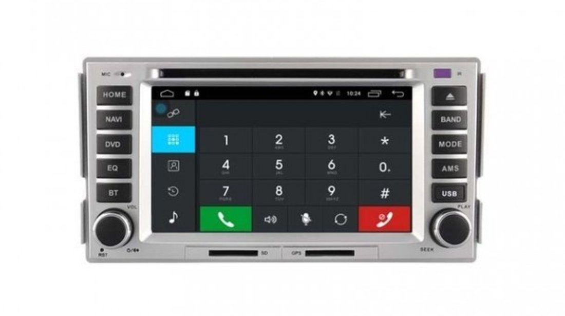 Navigatie Hyundai Santa Fe ECRAN CAPACITIV MIRRORLINK CARKIT USB NAVD-A008