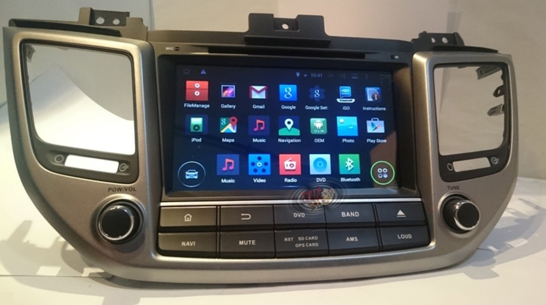 Navigatie HYUNDAI TUCSON 2015-2016 Quad Core cu Android 5.1