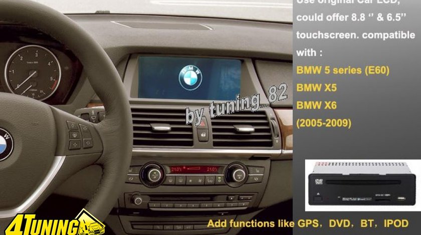 Navigatie Interfata Witson W2 D9741B Dedicata BMW E60 E70 X5 X6 Dvd Gps Carkit Usb Model 2012