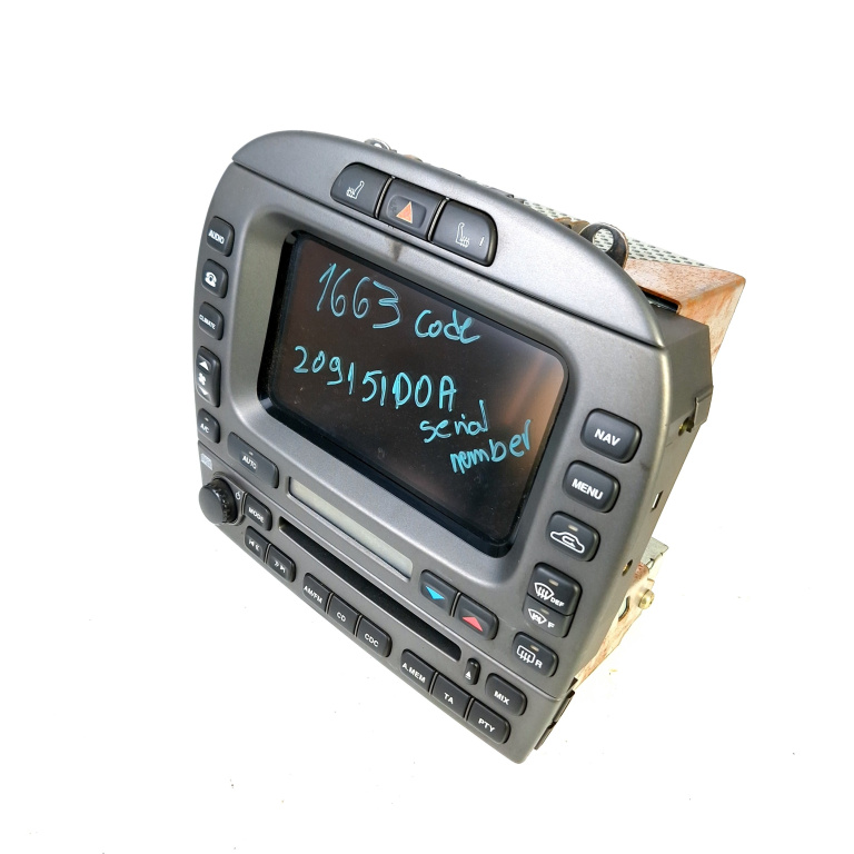 Navigatie Jaguar X-Type (Cf1) 2001-2009 2.5 V6 Tractiune Integrala Benzina 1X4310E889Ga, 1X43-10E889-Ga, 10E889Ga, 1X4318B876Da, 1X43-18B876-Da, 18B876Da, 4622005350 Denso