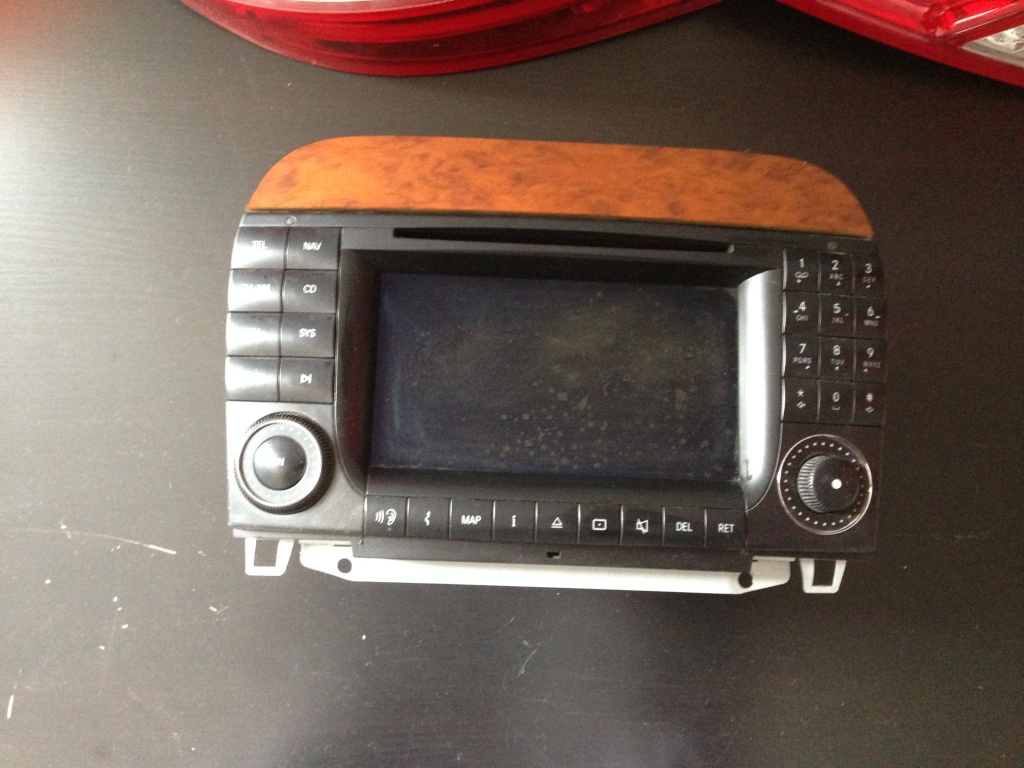 Navigatie mare originala mercedes s class w220 facelift 2004