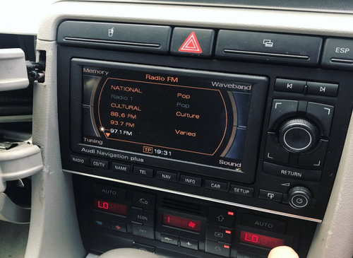 Navigatie mare RNS-E Audi A4 B7 [2004 - 2008]