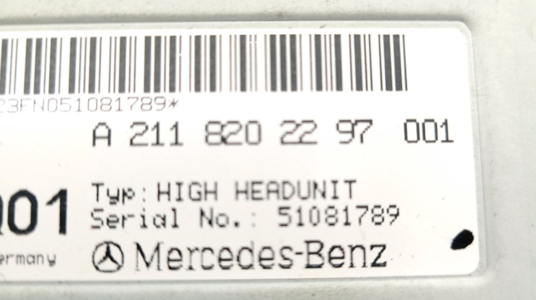 Navigatie Mercedes-Benz CLS (C219) 2004 - 2011 Benzina 702301538438, 02254A, 90120-45000005, 9012045000005, 5131000149, 5131000149MJ, 01277230730