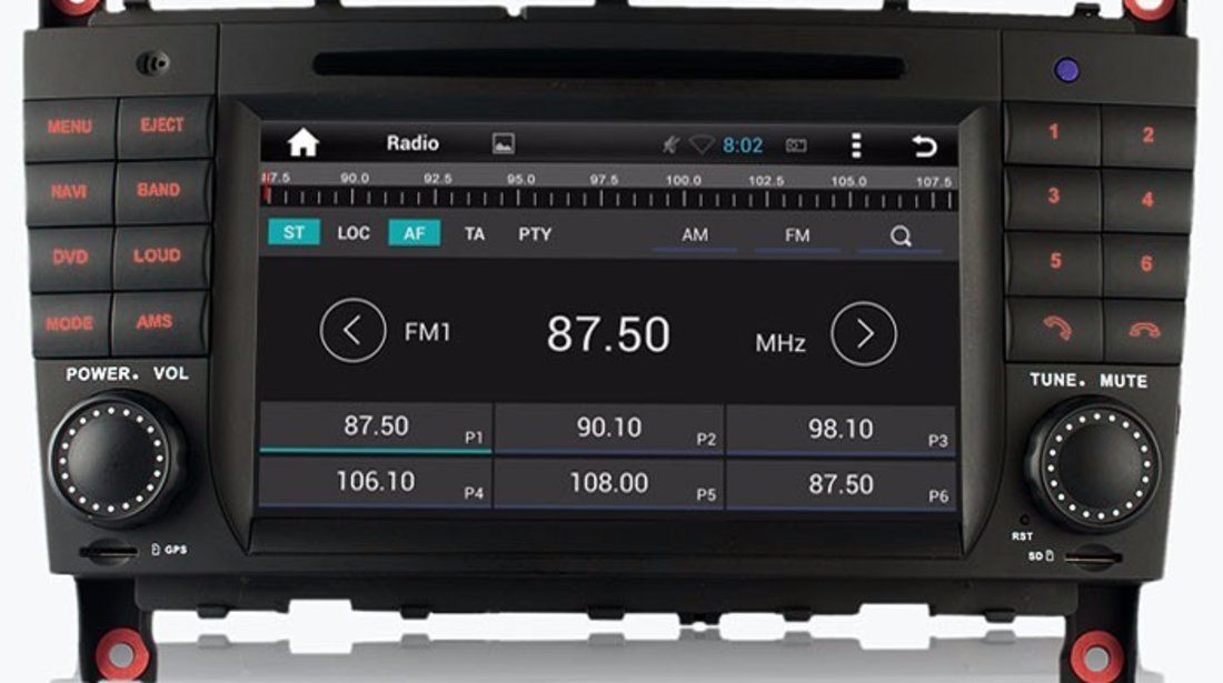 Navigatie Mercedes C class W203 (2004-2007) / CLK W209 (2004-2011) / CLS W219 (2004-2008) cu Android