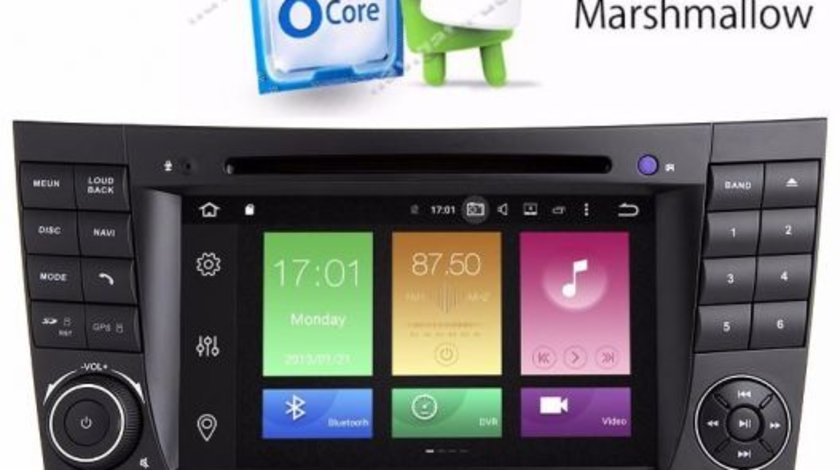 Navigatie Mercedes Clasa E W211 E Class Android 6.0 Internet Waze NAVD-P090