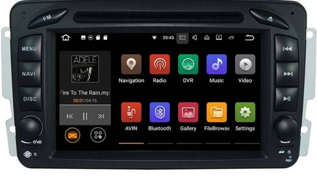Navigatie Mercedes W203 Android 5.1 Navd-A5171