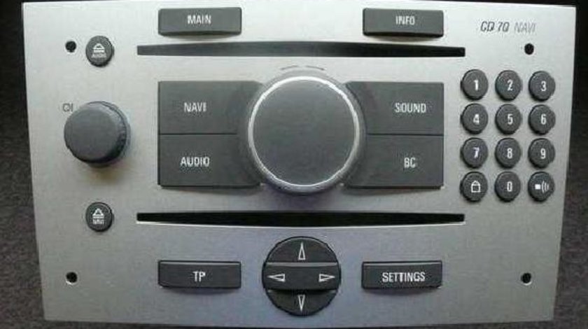 navigatie navi cd 70 color mare CID opel astra h break 2006