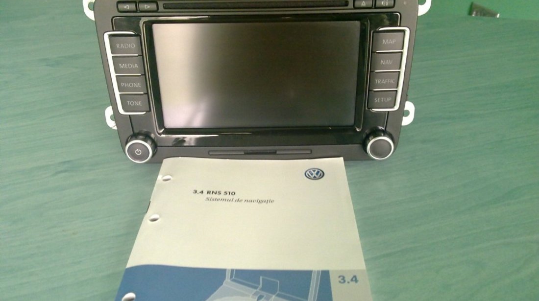 Navigatie Originala Vw Seat , Mfd3 Rns 510, Dvd-film,mp3 Hdd 30gb, Touchscreen