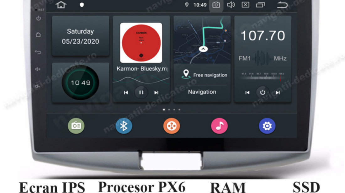 Navigatie Passat B6 B7 CC Carpad Volkswagen Android 8.0 Octa Core Ecran ips 10.1 inch  NAVD-P1012VW