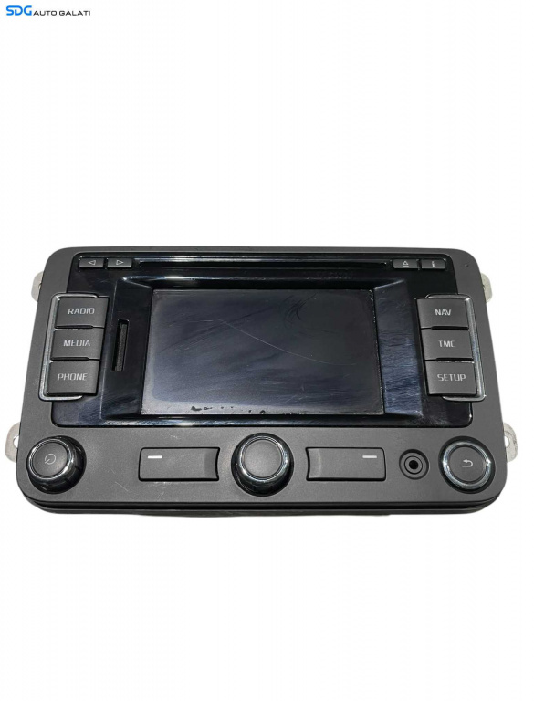 Navigatie Radio CD Player Amundsen RNS315 Skoda Superb 2 2008 - 2015 Cod 3T0035197A [S0125]