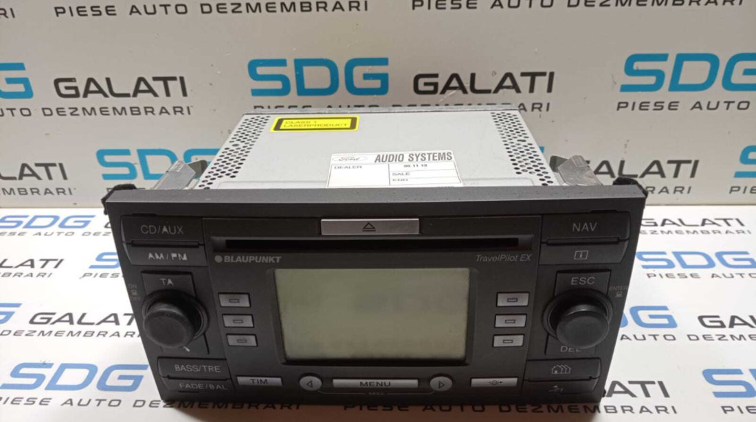Navigatie Radio CD Player Audio Blaupunkt Ford C-Max 2004 - 2010 Cod 4M5T18K931CB [M3847]