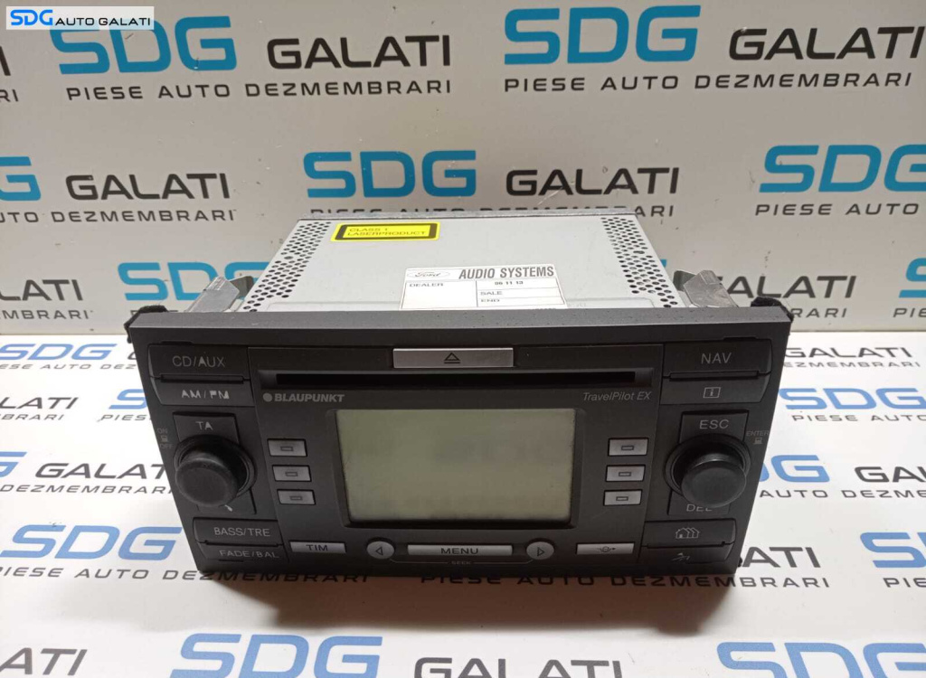 Navigatie Radio CD Player Audio Blaupunkt Ford C-Max 2004 - 2010 Cod 4M5T18K931CB [M3847]