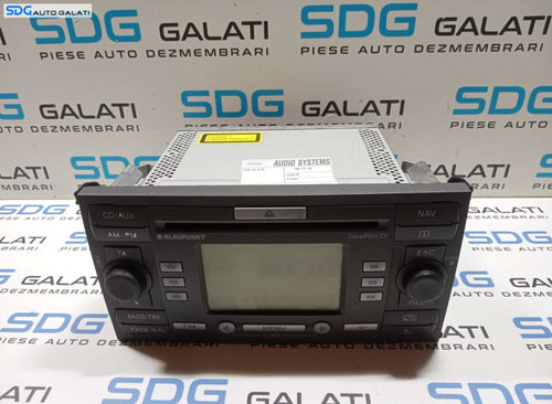Navigatie Radio CD Player Audio Blaupunkt Ford C-Max 2004 - 2010 Cod 4M5T18K931CB [M3847]