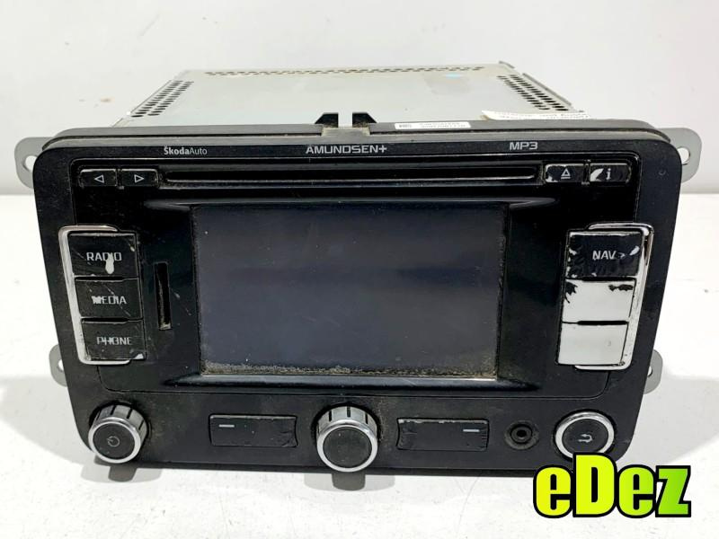 Navigatie radio cd rns 315 Skoda Octavia 2 facelift (2008-2013) 3T0035192F