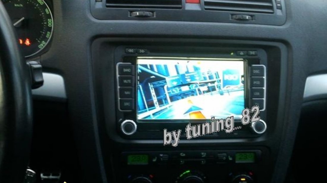 NAVIGATIE RNS 510 DYNAVIN DEDICATA SKODA OCTAVIA 2 PLATFORMA D99 ANDROID 2 2 CARKIT PARROT DUAL RADIO TUNER