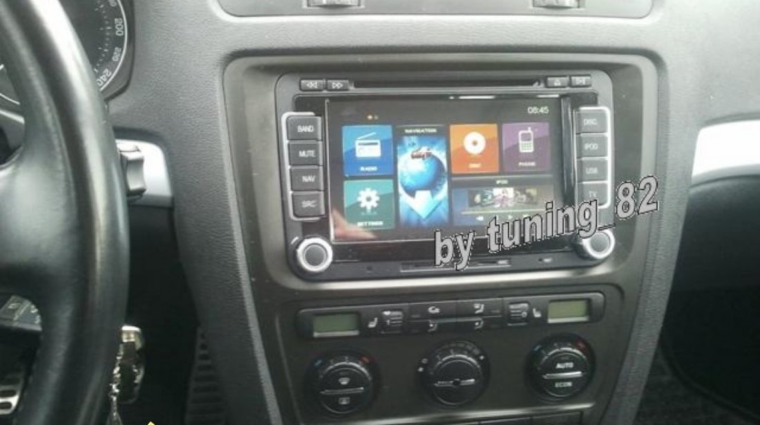 NAVIGATIE RNS 510 DYNAVIN DEDICATA SKODA OCTAVIA 2 PLATFORMA D99 ANDROID 2 2 CARKIT PARROT DUAL RADIO TUNER