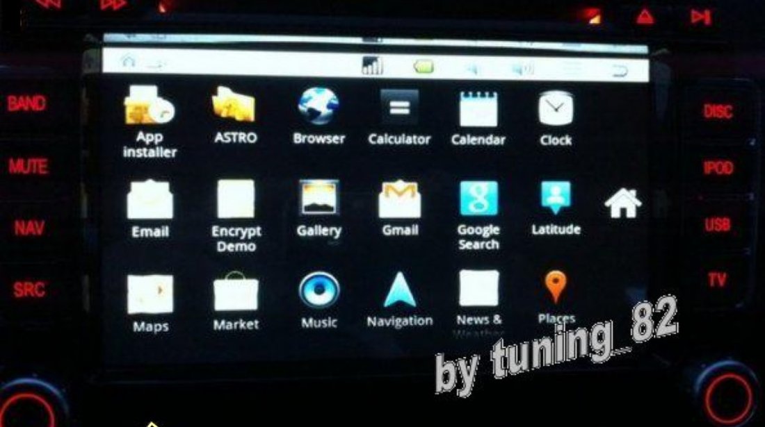 Navigatie Rns 510 Dynavin Dedicata VW TIGUAN Platforma D99 Android 2 2 INTERNET 3G WI FI Carkit Parrot Dual Radio Tuner