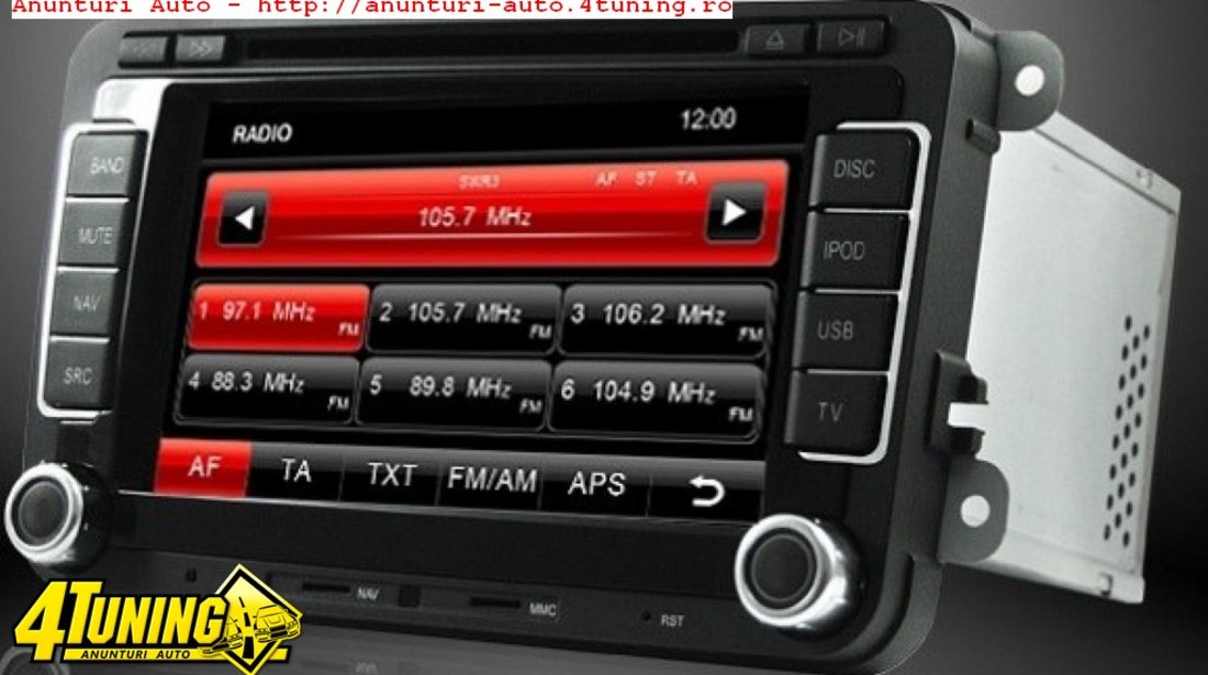 Navigatie Rns 510 Dynavin Dedicata VW TIGUAN Platforma D99 Android 2 2 INTERNET 3G WI FI Carkit Parrot Dual Radio Tuner