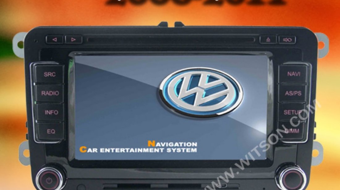 Navigatie Rns 510 Witson Dedicata Vw EOS Afisaj Climatronic Senzori Oem Dvd Gps Car Kit Usb Divx