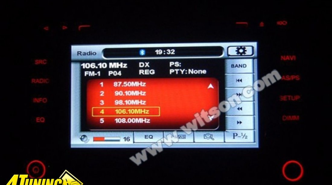 Navigatie Rns 510 Witson Dedicata Vw EOS Afisaj Climatronic Senzori Oem Dvd Gps Car Kit Usb Divx