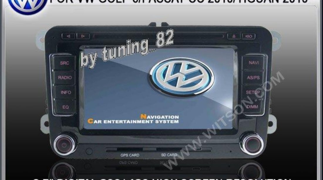 Navigatie Rns 510 Witson Dedicata Vw EOS Dvd Gps Car Kit Usb Tv Afisaj Senzori Ops