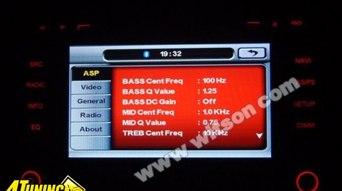 Navigatie RNS 510 Witson Dedicata Vw PASSAT CC Afisaj CLIMATRONIC Senzori Oem Dvd Gps Car Kit Usb Divx