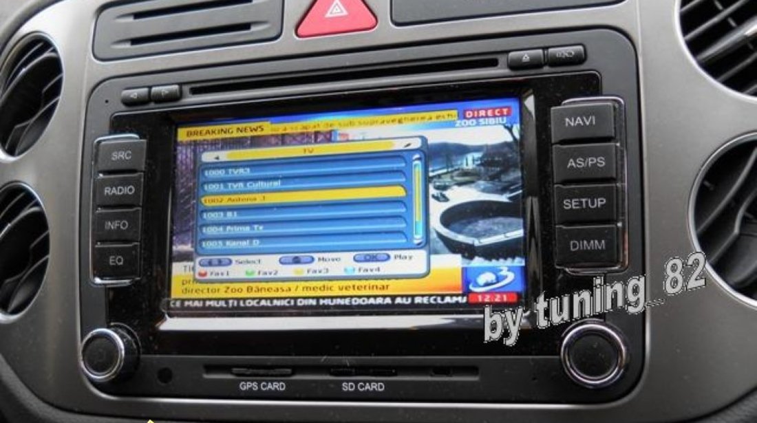 Navigatie Rns 510 Witson Dedicata Vw TIGUAN Dvd Gps Car Kit Usb Tv Afisaj Senzori Ops